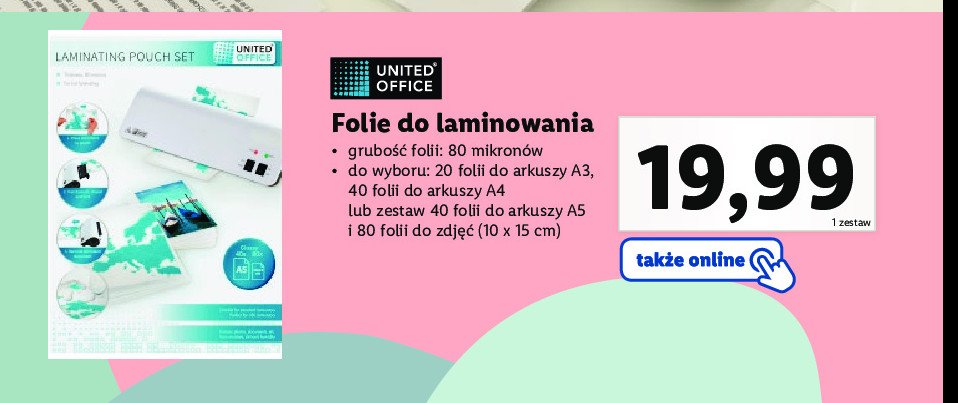 Folie a3 do laminowania promocja