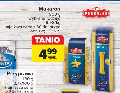 Makaron bucatini Podravka promocja