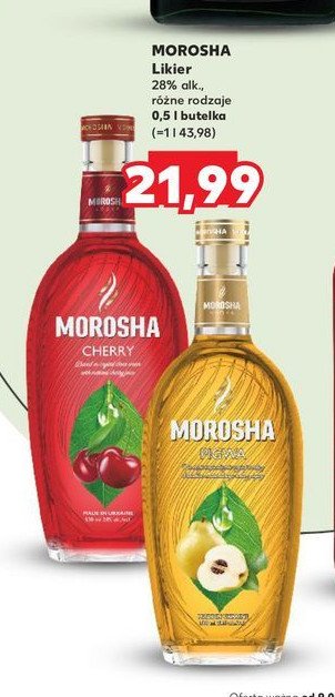 Wódka Morosha wiśniówka promocja w Kaufland