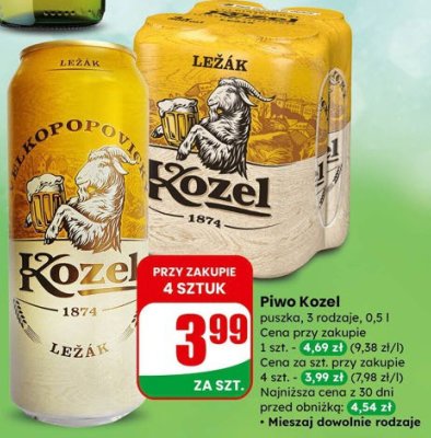 Piwo promocja w Dino