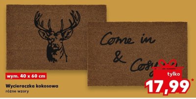 Wycieraczka kokosowa 40x60 cm promocja w Kaufland