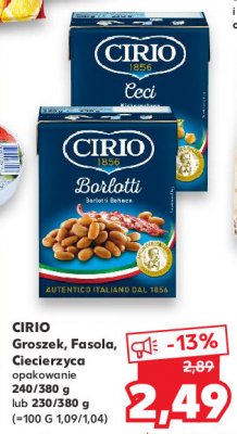 Fasola borlotti Cirio promocja
