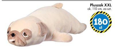 Pluszak XXL pies ok. 110 cm promocja w Tedi