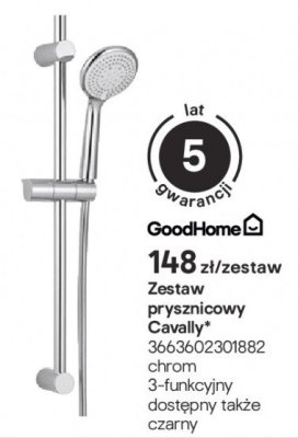 Zestaw prysznicowy Cavally promocja w Castorama