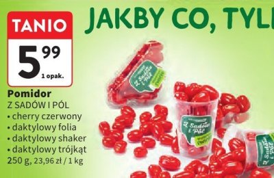 Pomidor Z SADÓW I PÓL wybrane rodzaje promocja w Intermarche