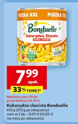 Kukurudza Złocista Bonduelle promocja w Auchan