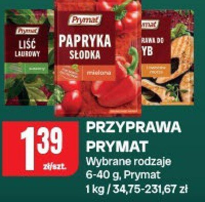 Przyprawa Prymat, wybrane rodzaje promocja w Chorten