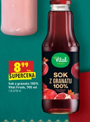 Sok z granatu Vital fresh promocja