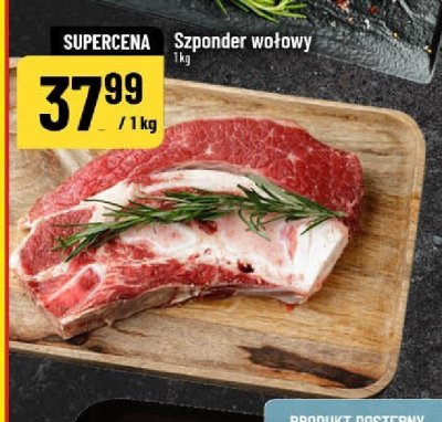 Szponder wołowy 1kg promocja w POLOmarket