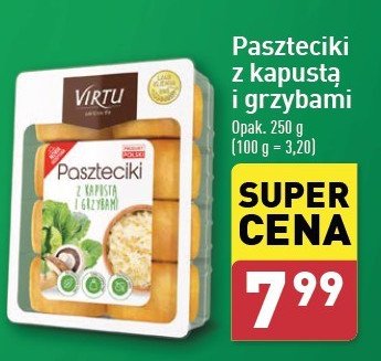 Paszteciki z kapustą i grzybami Virtu promocja w Aldi