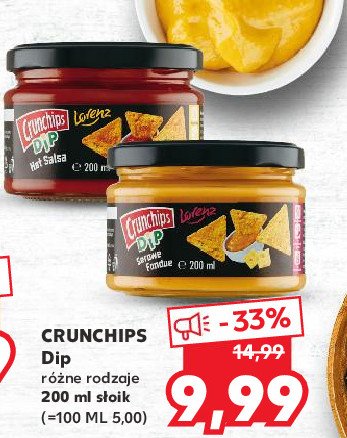 Dip serowe fondue Crunchips dip promocja