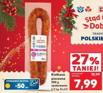 Kiełbasa pieczona promocja w Kaufland