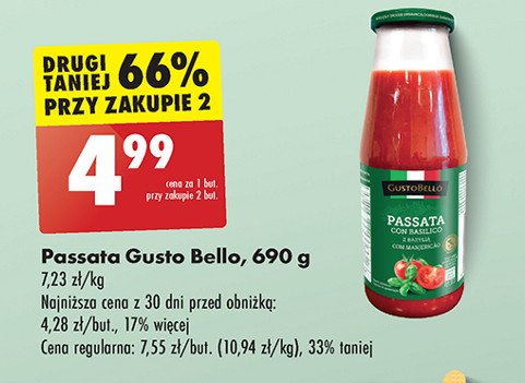 Passata classica Gustobello promocja