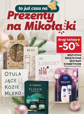 Zestawy kosmetyków świąteczne promocja w Stokrotka