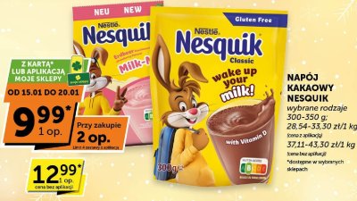 Napój kakaowy Nesquik wybrane rodzaje promocja w Euro Sklep
