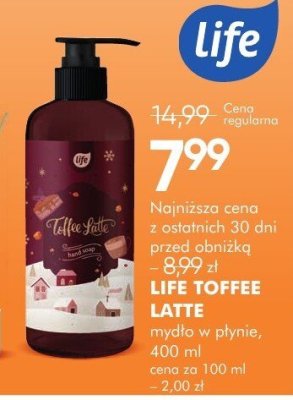 Mydło LIFE TOFFEE LATTE promocja w Super-Pharm