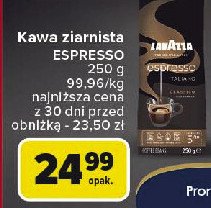 Kawa Lavazza caffe espresso promocja w Carrefour Market