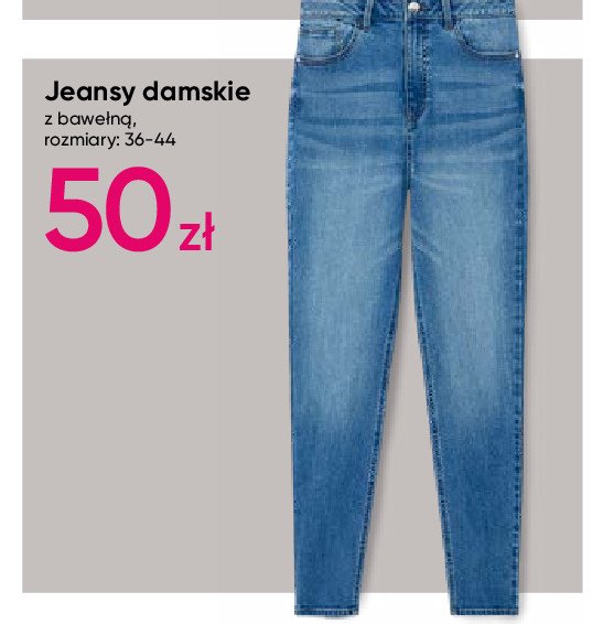 Jeansy damskie 36-44 promocja