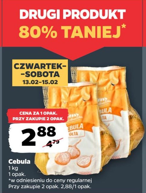 Cebula żółta Z ZIELENIAKA NETTO promocja