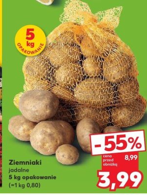 Ziemniaki jadalne Kaufland promocja w Kaufland