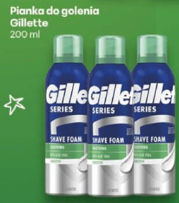 Pianka do golenia Gillette promocja w Delikatesy Centrum