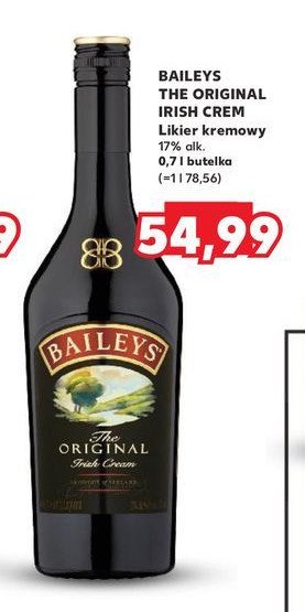 Likier Baileys original irish cream promocja w Kaufland