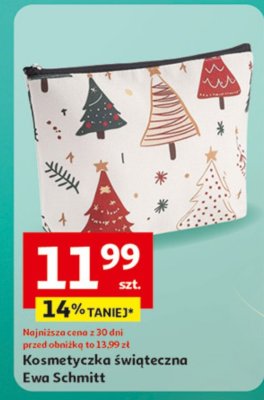 Kosmetyczka świąteczna Ewa Schmitt promocja w Auchan