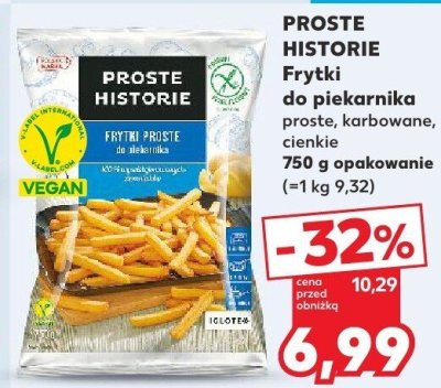 Frytki do piekarnika cienkie promocja w Kaufland