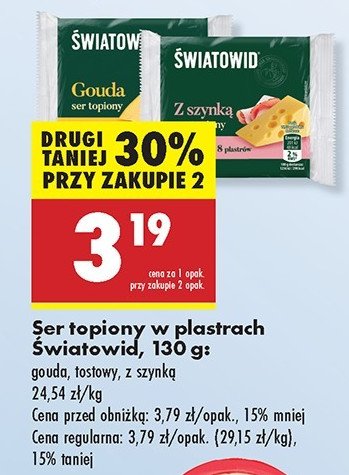 Ser gouda Światowid promocja w Biedronka