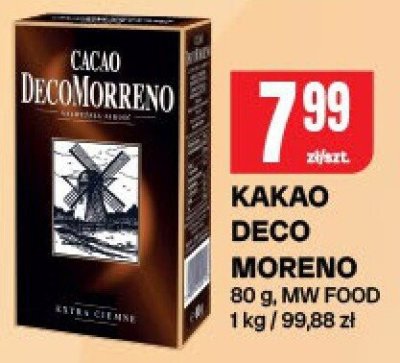 Kakao Deco Moreno promocja w Chorten