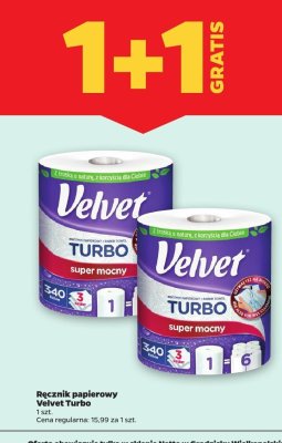 Ręcznik papierowy Turbo 1+1 GRATIS promocja w Netto