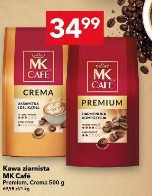Kawa ziarnista MK Café Premium, Crema promocja w LEWIATAN