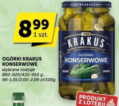 Ogórki konserwowe Krakus promocja w ABC