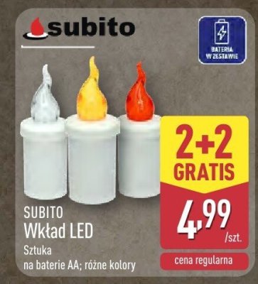 SUBITO Wkład LED promocja w Aldi