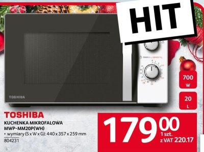 Kuchenka mikrofalowa Toshiba KUCHENKA MIKROFALOWA MWP-MM20P(WH) promocja w Selgros