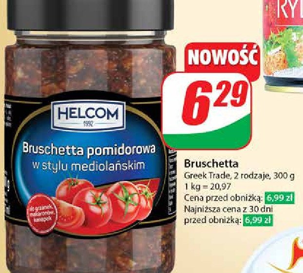 Bruschetta pomidorowa mediolańska Helcom promocja