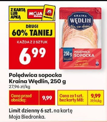 Od poniedziałku, Z ladą tradycyjną, strona 49 promocja w Biedronka