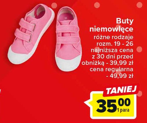 Buty niemowl臋ce 19-26 promocja