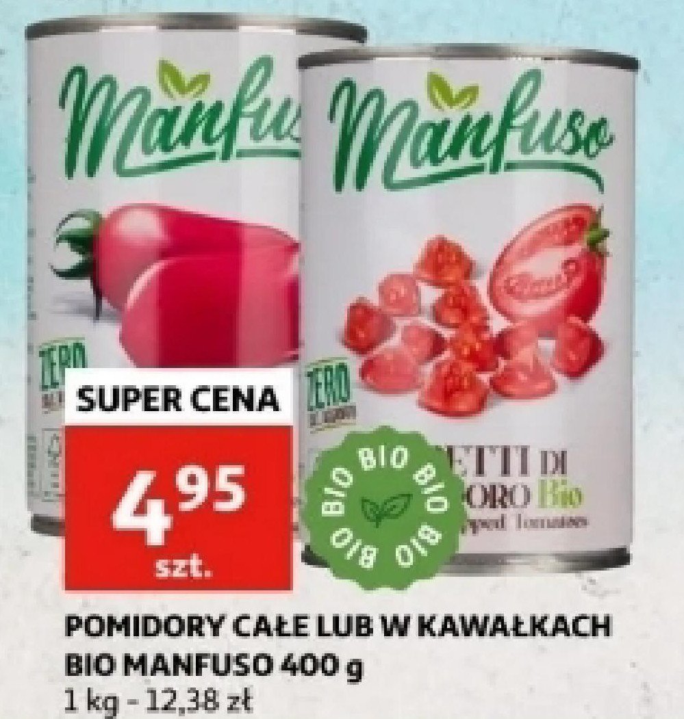 Pomidory ca艂e ekologiczne Manfuso promocja