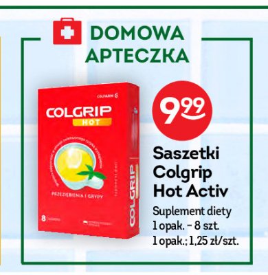Saszetki na objawy przezi臋bienia i grypy Colgrip hot promocja