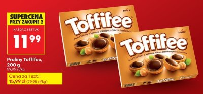 Praliny Toffifee 200 g promocja w Biedronka