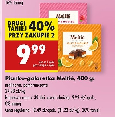 Pianko-galaretka pomara艅czowa Meltie promocja