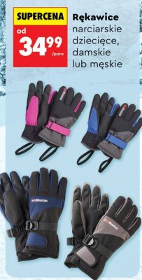 Rękawice narciarskie męskie  promocja w Biedronka