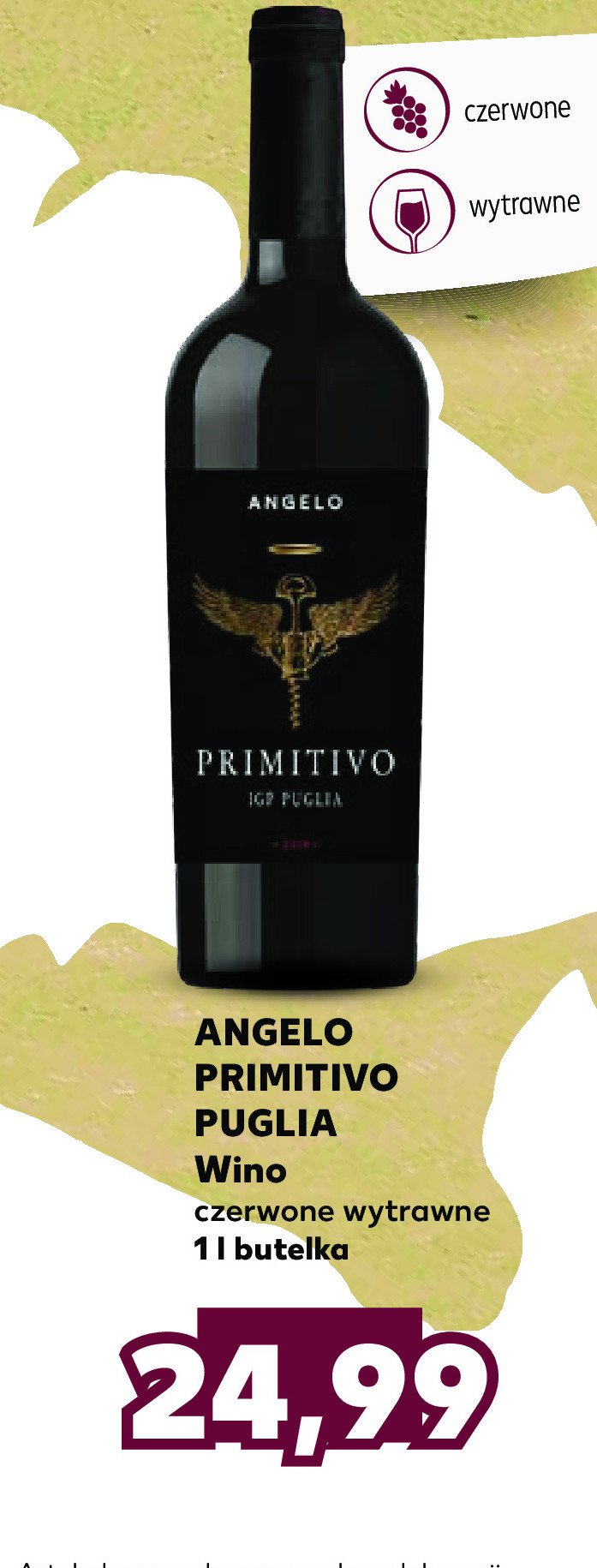 Wino Angelo primitivo promocja