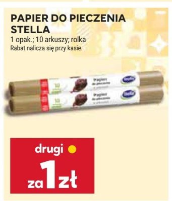 Papier do pieczenia stella promocja w Stokrotka