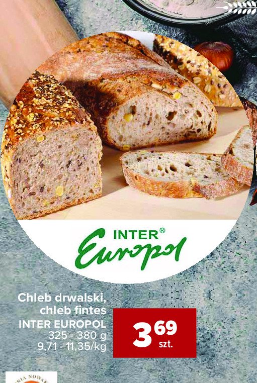 Chleb drwalski Inter europol promocja