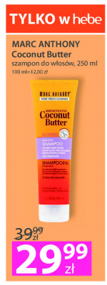 Szampon do w艂os贸w blond Marc anthony coconut butter promocja