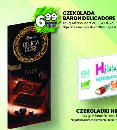 Czekolada gorzka 70% Baron delicadore promocja