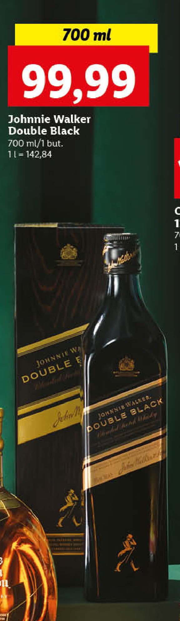 Whisky w kartoniku Johnnie walker black label promocja