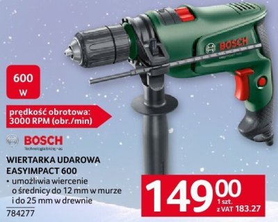 Wiertarka udarowa Bosch EasyImpact 600 promocja w Selgros
